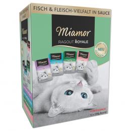 Miamor Ragout Royale - gemischtes Paket - 48 x 100 g Soße (4 Sorten)