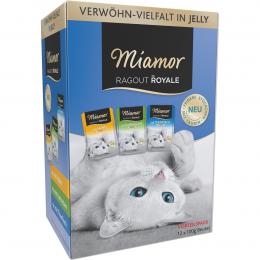 Miamor Ragout Royale Huhn, Thunfisch, Kaninchen in Jelly Multibox Adult 48x100g
