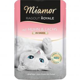 Miamor Ragout Royale Huhn und Lachs in Sauce 44x100g