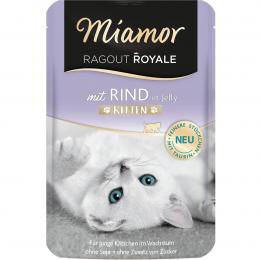 Miamor Ragout Royale in Jelly Kitten Rind 22x100g