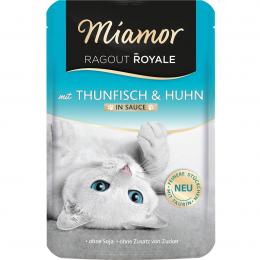 Miamor Ragout Royale in Sauce Thunfisch und Huhn 44x100g