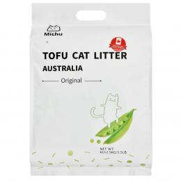 MichuPet Katzenstreu aus Tofu - Original - Original / 6 Liter