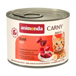 Mix Sparpaket animonda Carny Adult 12 x 200 g - Mixpaket Geflügel & Rind (4 Sorten)