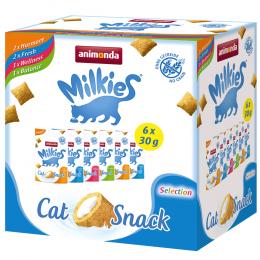 Mixed Pack animonda Milkies Knuspertaschen - 6 x 30 g (4 Sorten)
