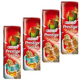 Angebot für Mixed Pack Versele-Laga Prestige Sticks Großsittiche - 4 x 2 Sticks (560g) - Kategorie Vogel / Snacks und Kräcker / Großsittiche / Versele Laga.  Lieferzeit: 1-2 Tage -  jetzt kaufen.
