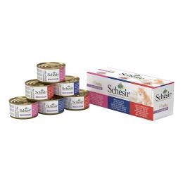 Angebot für Mixpack Schesir Dose - 6 x 85 g natural mit Reis (3 Sorten) - Kategorie Katze / Katzenfutter nass / Schesir / Probierpakete/Einzeldosen.  Lieferzeit: 1-2 Tage -  jetzt kaufen.