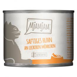 Angebot für MjAMjAM 6 x 200 g - saftiges Huhn an leckeren Möhrchen - Kategorie Katze / Katzenfutter nass / MjAMjAM / Adult.  Lieferzeit: 1-2 Tage -  jetzt kaufen.