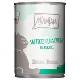 Angebot für MjAMjAM 6 x 400 g - saftiges Hühnchen an Brokkoli - Kategorie Katze / Katzenfutter nass / MjAMjAM / Adult.  Lieferzeit: 1-2 Tage -  jetzt kaufen.