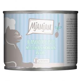 Angebot für MjAMjAM an Soße 6 x 185 g - blanchierte Pute mit leckeren Möhrchen - Kategorie Katze / Katzenfutter nass / MjAMjAM / Sauce.  Lieferzeit: 1-2 Tage -  jetzt kaufen.
