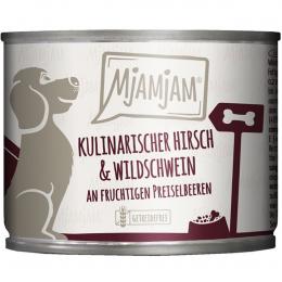 MjAMjAM kulinarischer Hirsch&Wildschwein an Preiselbeeren 6x200g