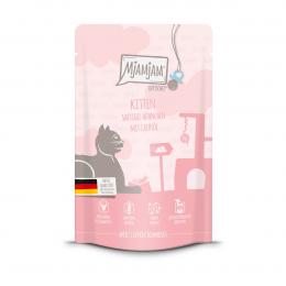 MjAMjAM - Quetschie - Kitten saftiges Hühnchen mit Lachsöl 12x125g