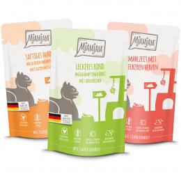 MjAMjAM Quetschie Mixpaket I Huhn, Rind, Herzen 12x125g