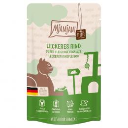 Angebot für MjAMjAM Quetschie purer Fleischgenuss 12 x 125 g - leckeres Rind pur - Kategorie Katze / Katzenfutter nass / MjAMjAM / Adult Pur.  Lieferzeit: 1-2 Tage -  jetzt kaufen.