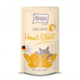 MjAMjAM Quetschie Wellness Haut und Fell Huhn 12x125g