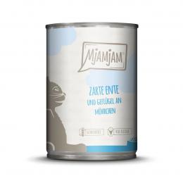MjAMjAM - zarte Ente und Geflügel an leckeren Möhrchen 24x800g