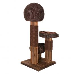 Angebot für Modern Living Kratzbaum Burned Wood - braun - Kategorie Katzenfutter & Zubehör / Kratzbaum & Kratzmöbel / Kratzbaum mittel / bis 140 cm.  Lieferzeit: 1-2 Tage -  jetzt kaufen.