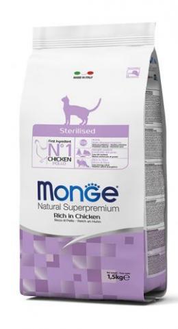 Monge Katzensterilisiertes Hühner-Katzenfutter 1,5 Kg