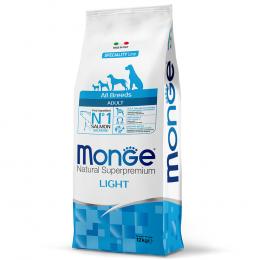 Monge Natural Superpremium All Breeds Light Lachs & Reis - Sparpaket: 2 x 12 kg