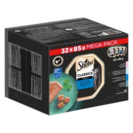 Multipack Sheba Varietäten Schälchen 32 x 85 g - Classics in Pastete