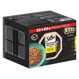 Multipack Sheba Varietäten Schälchen 32 x 85 g - Selection in Sauce