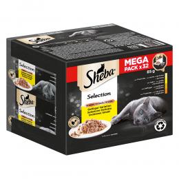Multipack Sheba Varietäten Schälchen 64 x 85 g - Selection in Sauce