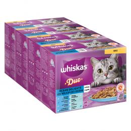 Multipack Whiskas Duo Portionsbeutel 48 x 85 g - Ocean Delights in Gelee