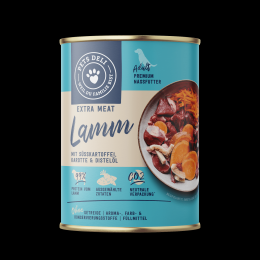 Nassfutter Classic Lamm mit Hirse, Erbsen, Birne & Minze für Hunde - 400g / 6er Pack