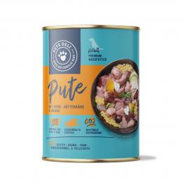 Nassfutter Classic Pute mit Hirse, Hüttenkäse und Mango für Hunde - 400g / Einzeldose