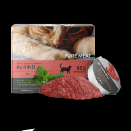 Nassfutter Mousse Huhn für Katzen - 85g / 12er Pack