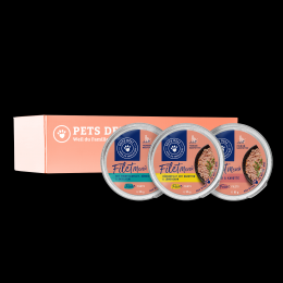 Nassfutter Vorratspaket Filet Menü für Katzen - 36x85g