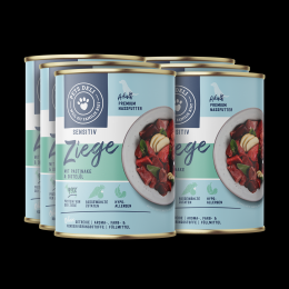 Nassfutter Ziege für Hunde - 800g ✓ hypoallergen ✓ Adult von Pets Deli