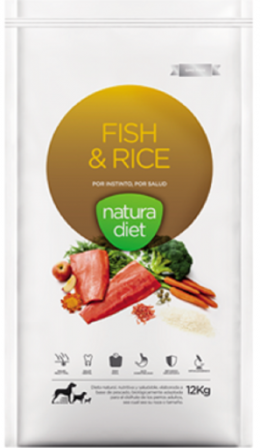 Natura Diet Natura Diät Fisch &Amp; Reis 12 Kg