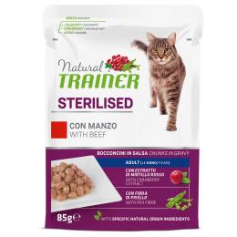 Natural Trainer Adult Sterilised  - 24 x 85 g Rind