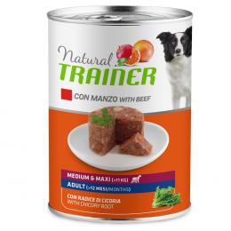 Natural Trainer Medium & Maxi Adult  - 24 x 400 g Rind