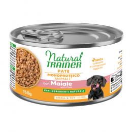 Natural Trainer Pate Monoproteico Small & Toy Adult - 150 g Schweinefleisch