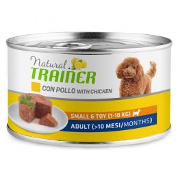 Natural Trainer Pate Small & Toy Adult - 24 x 150 g Huhn