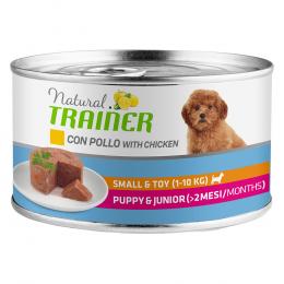 Natural Trainer Pate Small & Toy Puppy & Junior mit Huhn - 24 x 150 g (Huhn)