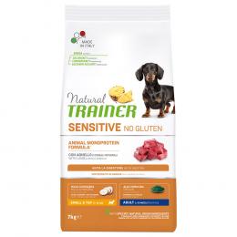 Natural Trainer Sensitive Adult Small & Toy mit Lamm - 2 x 7 kg