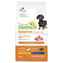 Natural Trainer Sensitive Adult Small & Toy mit Schwein - 3 x 2 kg