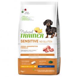 Natural Trainer Sensitive Adult Small & Toy mit Schwein - 7 kg
