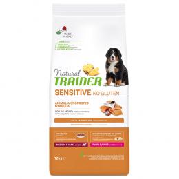 Natural Trainer Sensitive Puppy & Junior Medium & Maxi mit Lachs - 12 kg