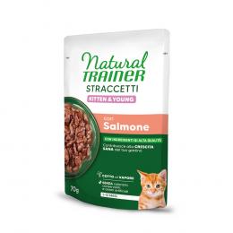 Natural Trainer Straccetti Kitten & Young Streifen in Soße 56 x 70 g - Lachs