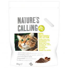Angebot für Nature's Calling Katzenstreu - Sparpaket: 2 x 6 kg - Kategorie Katze / Katzenstreu & Katzensand / Pflanzliche Streu / Ohne Duft.  Lieferzeit: 1-2 Tage -  jetzt kaufen.
