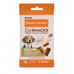 Nature's Variety Deli Snacks Adult - Sparpaket: Huhn (36 x 50 g)