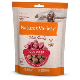 Nature's Variety Gefriergetrocknete Chunks für Hunde - Sparpaket: Rind (2 x 50 g)