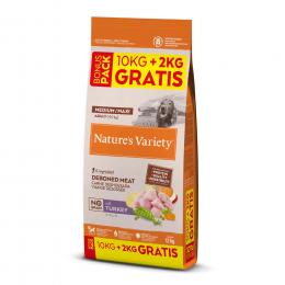 Angebot für Nature's Variety No Grain Medium/Maxi Adult Truthahn - 10 kg + 2 kg gratis - Kategorie Hundefutter & Zubehör / Hundefutter trocken / Nature's Variety / -.  Lieferzeit: 1-2 Tage -  jetzt kaufen.