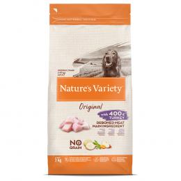 Nature's Variety Original No Grain Medium Adult Truthahn - Sparpaket: 2 x 2 kg