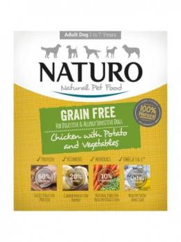 Naturo Korn Freies Huhn Und Kartoffeln 400 Gr