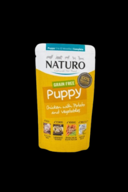 Naturo Puppy Getreidefreies Huhn Und Kartoffel Nassfutter Für Welpen