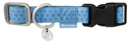 Nayeco Macleather Nylon Hundehalsband Macleather Blau 48-70Cm X 25Mm